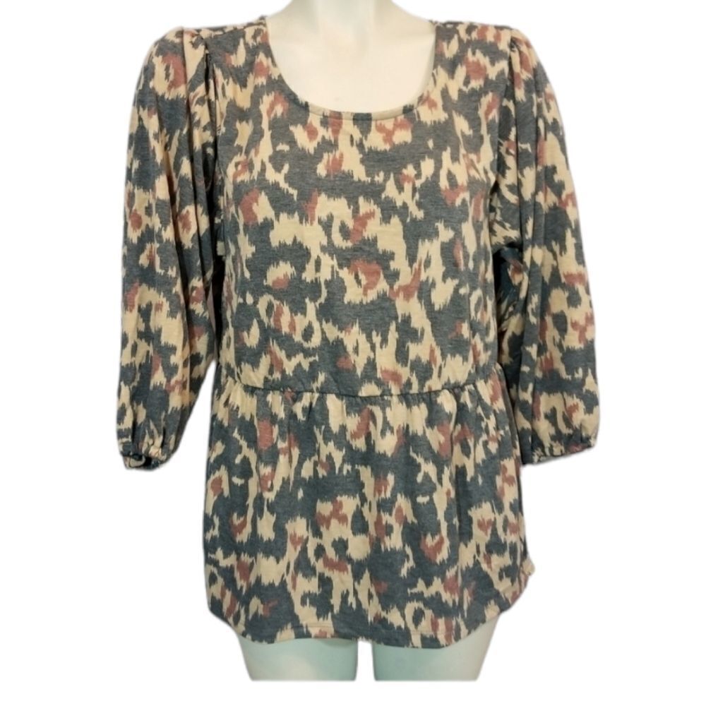 ‎Bobeau Multicolored Tunic Size Large